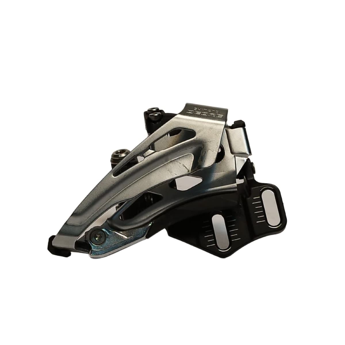 Cambio Dianteiro Shimano Deore M618-E E-Type Puxa Por Cima Cromado