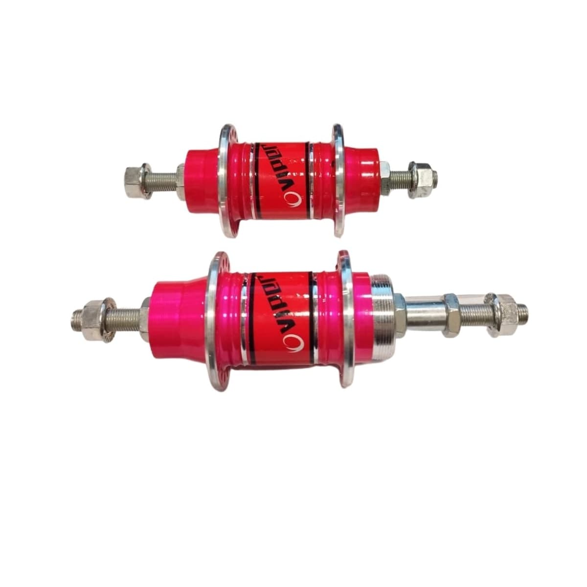 Cubo Alumínio Rosca Viper 36 Furos Com Rolamento Rosa Metálico