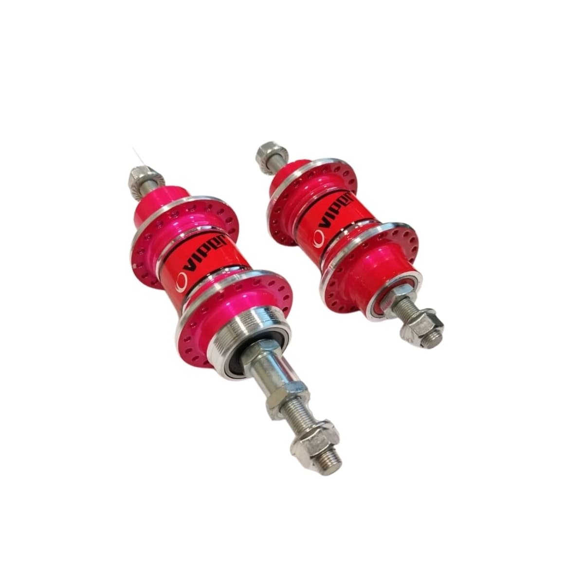 Cubo Alumínio Rosca Viper 36 Furos Com Rolamento Rosa Metálico