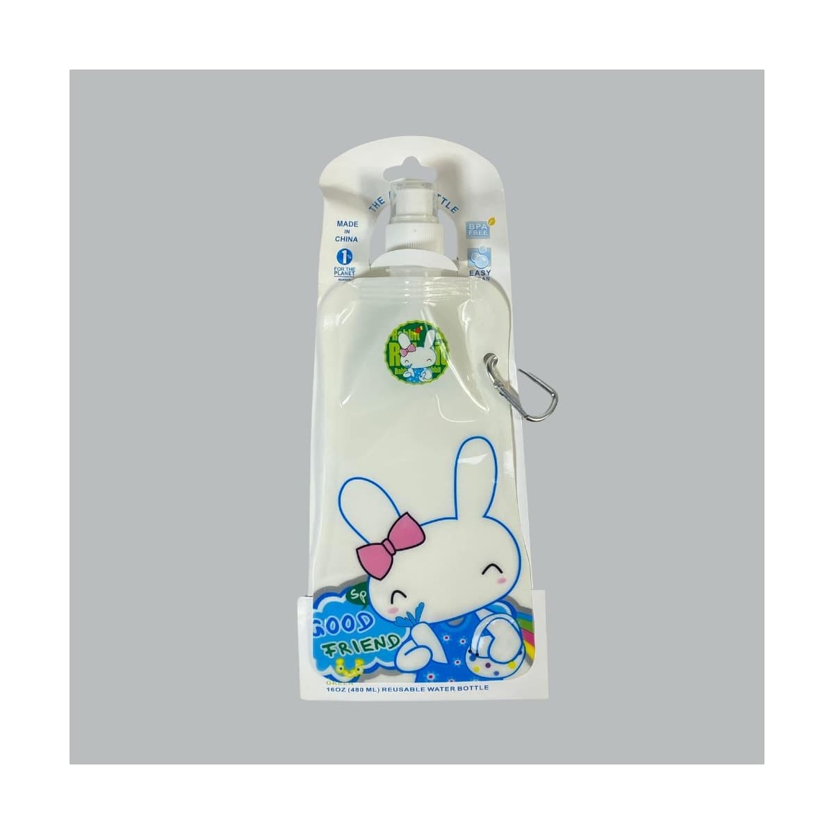 Garrafa Caramanhola Dobravel 480ML Everest Branco