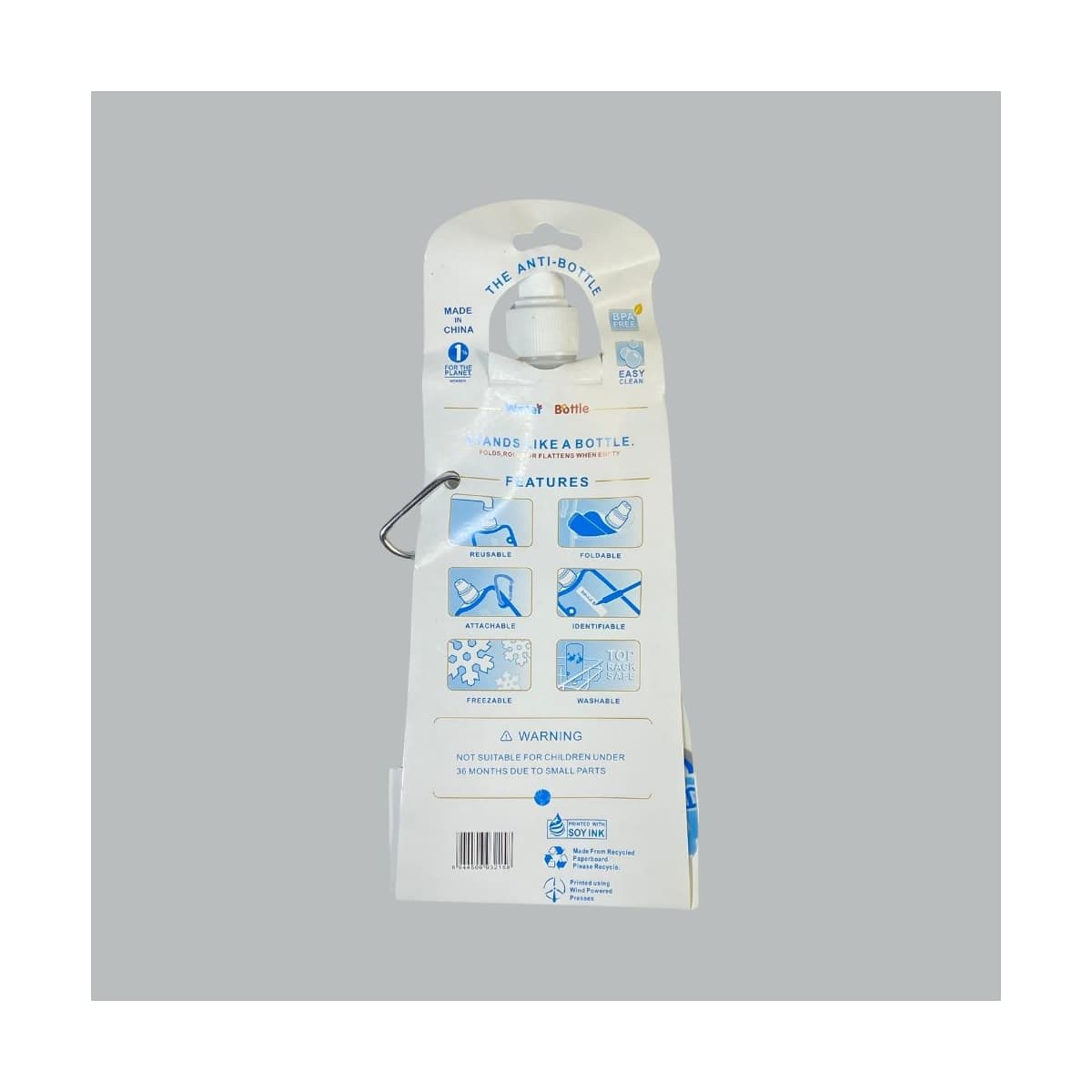 Garrafa Caramanhola Dobravel 480ML Everest Branco