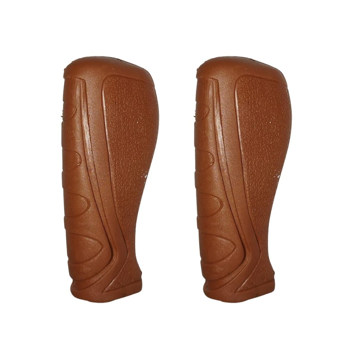 Manopla Bike Volpx Confort Marrom Borracha 120mm