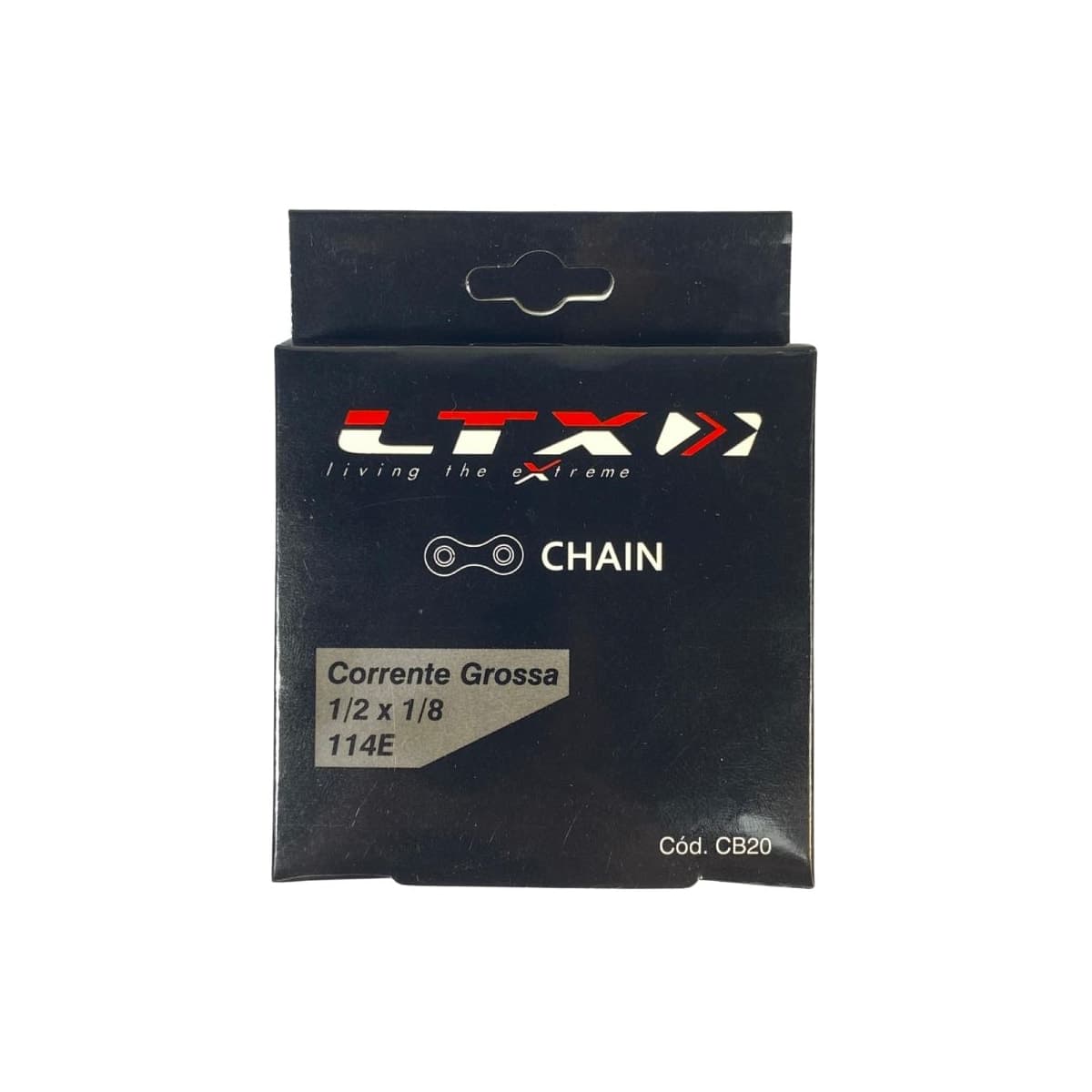 Corrente Grossa LTX 114 Elos Preto 1 Velocidade