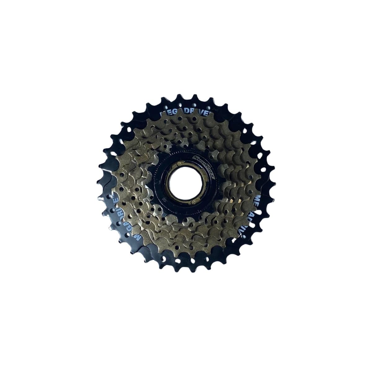 Roda Livre 7 Velocidade Sunrace M2A BX Index Marrom 14/34D