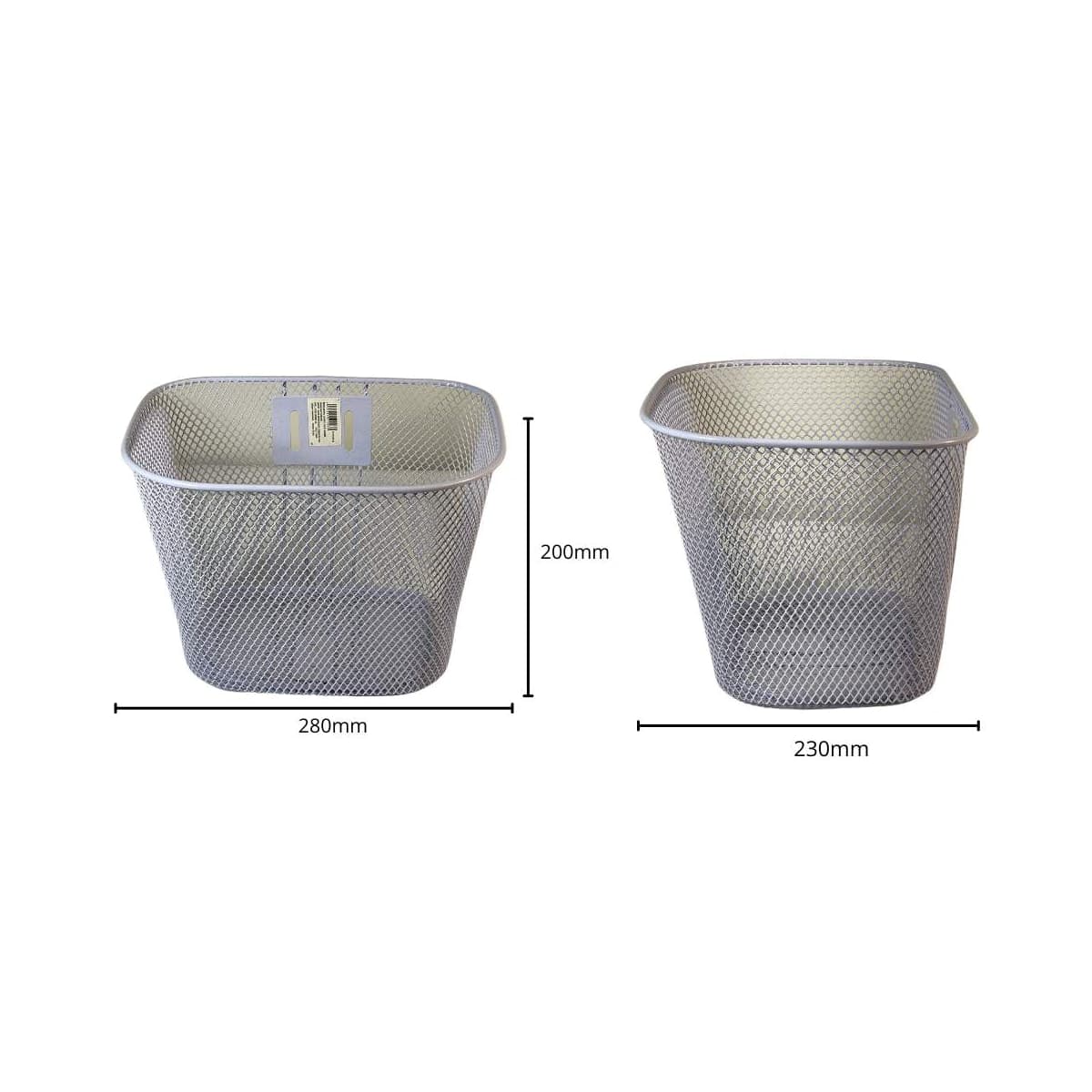 Cesta de Bicicleta Aro 20 Logan Aço Branco