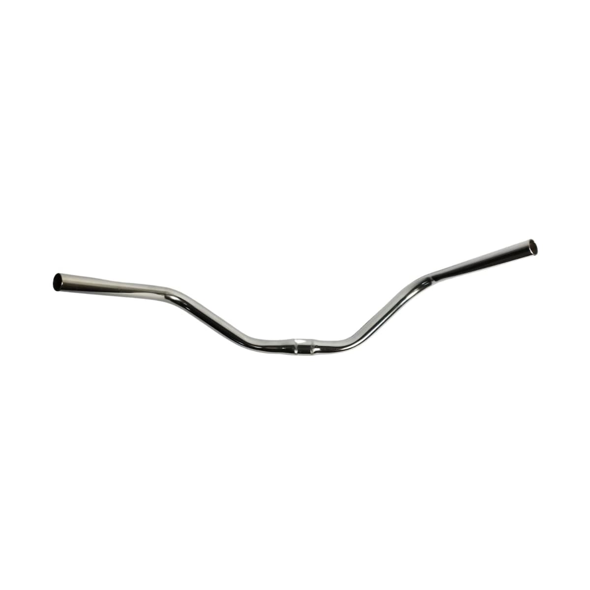 Guidão Retro Aço Prata Expandido