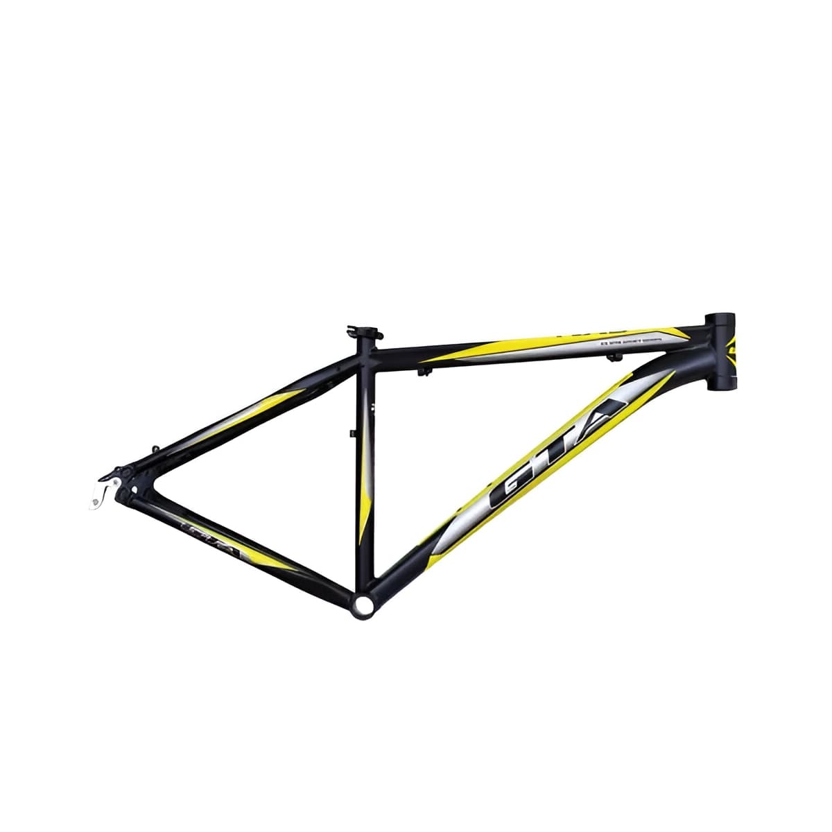 Quadro de Bicicleta 29 MTB GTA NX9 Preto e Amarelo