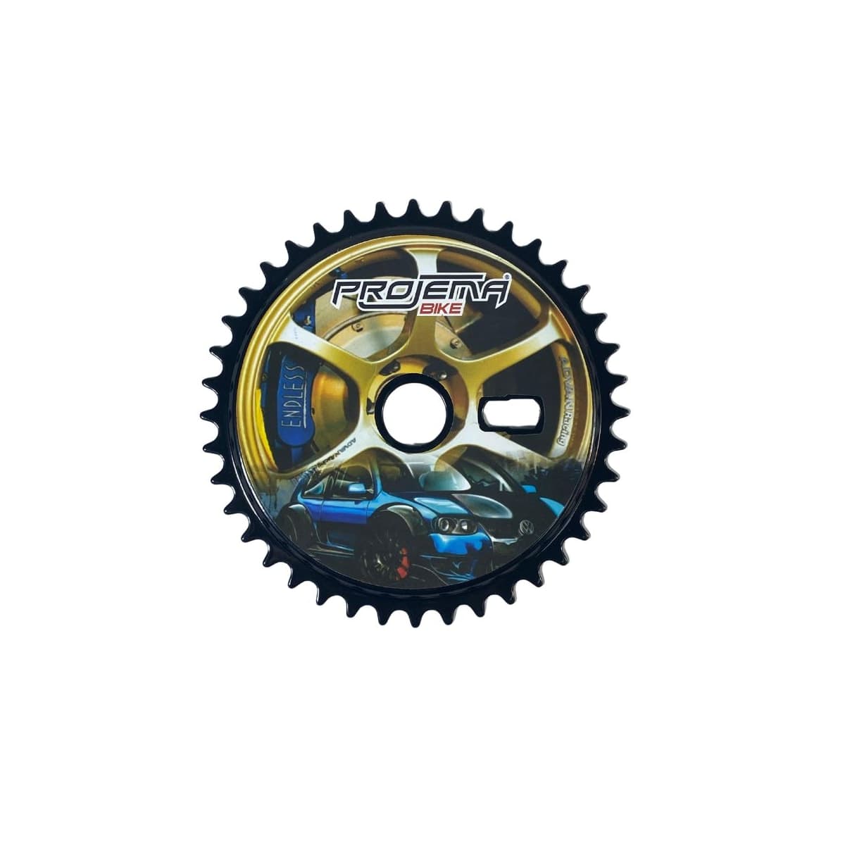 Coroa Single Galic Silk Roda/Carro 40 Dentes Aço