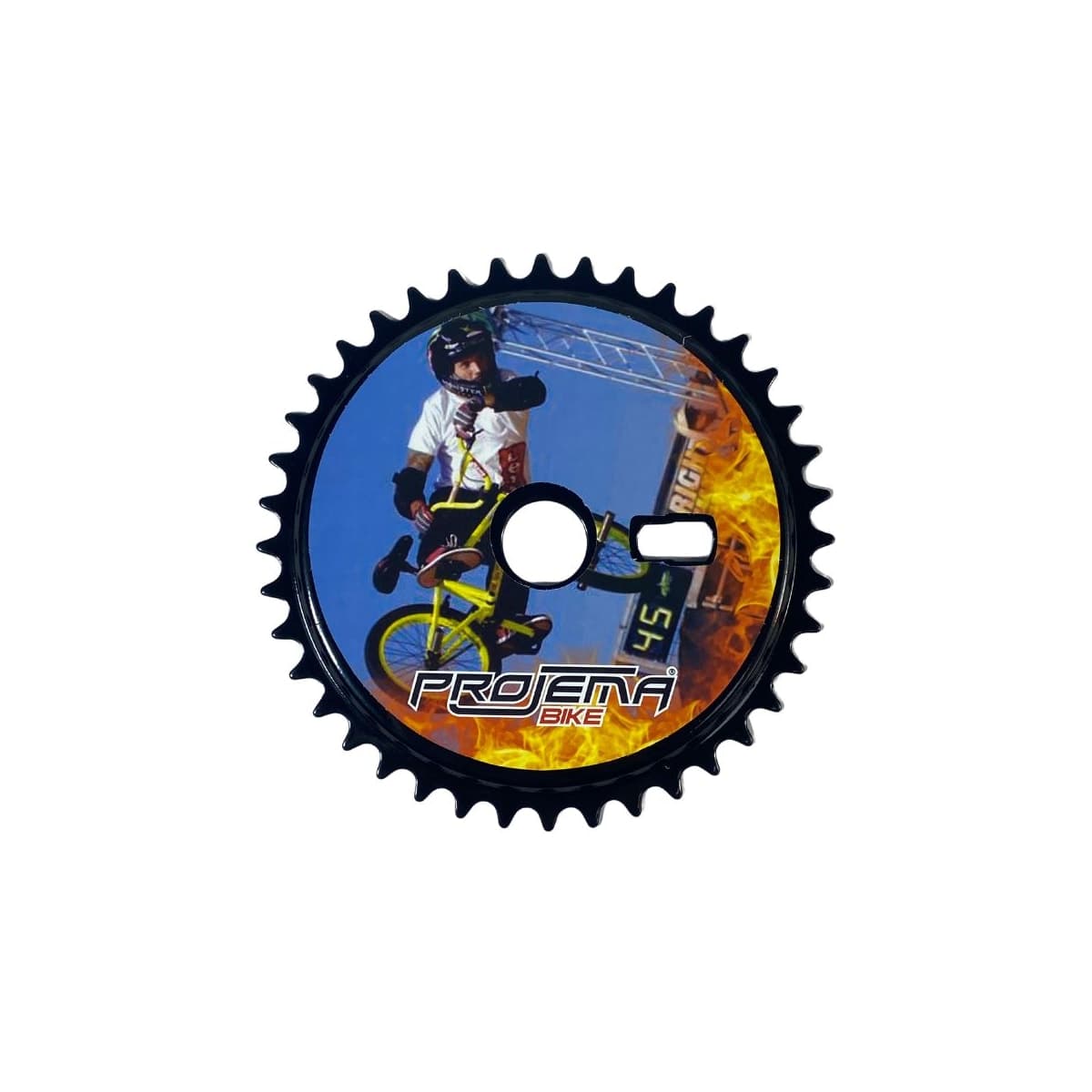 Coroa Single Galic Adesivado Bicicross 40 Dentes Aço