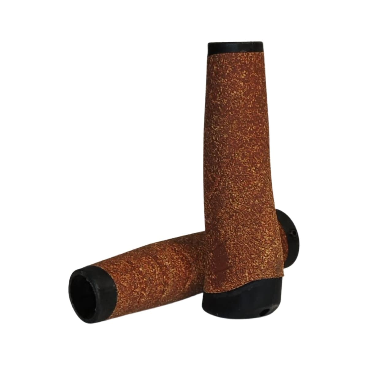 Manopla Bike Garra7 Confort Cortiça Marrom Borracha 136mm