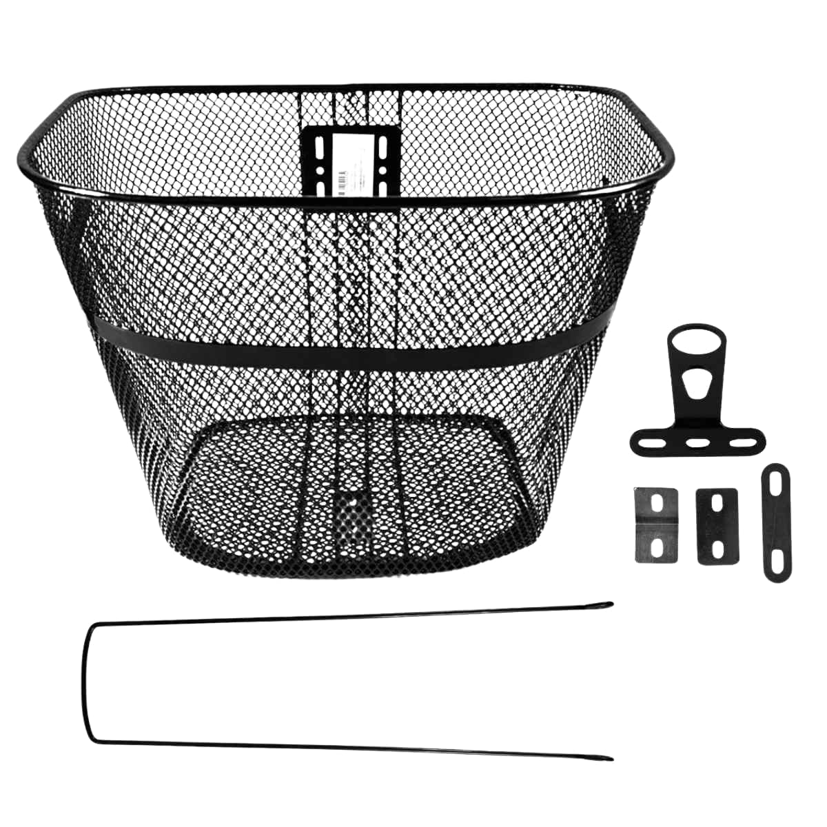 Cesta de Bicicleta Grande Aro 26 Volpx Aço Preto