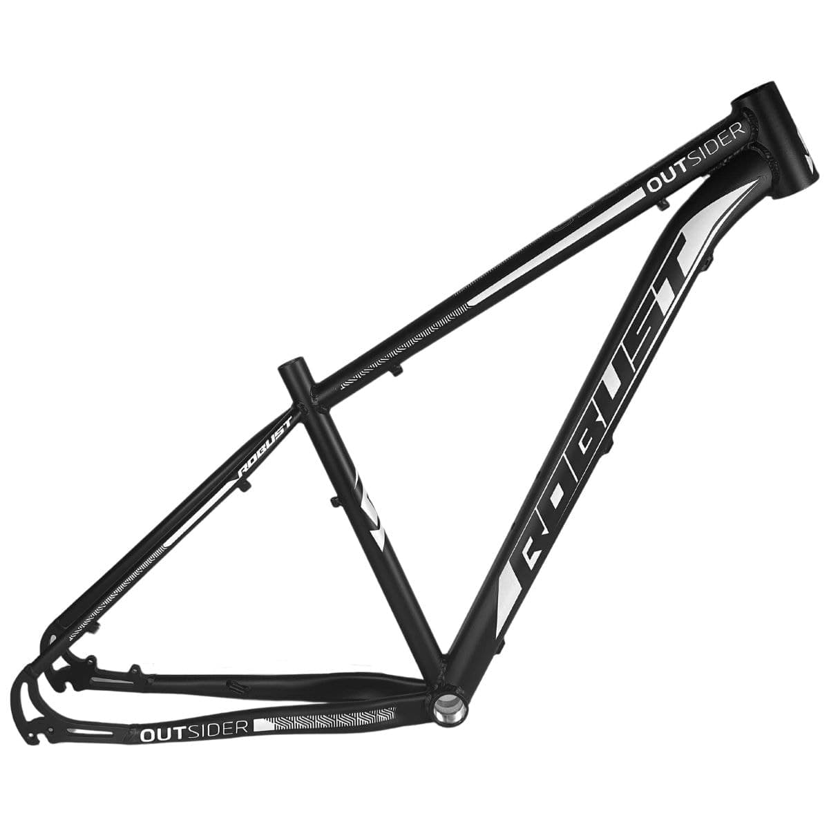 Quadro de Bicicleta 29 MTB Robust Outside Preto Fosco e Branco - T17