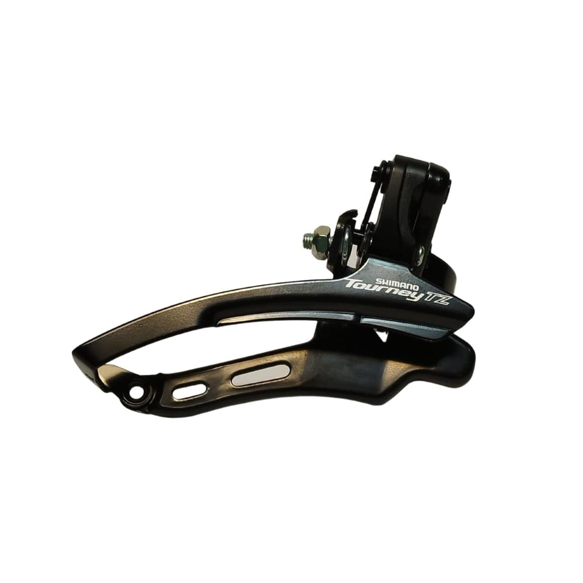 Cambio Dianteiro Shimano Tourney TZ-510 31,8mm Puxa Por Cima Preto