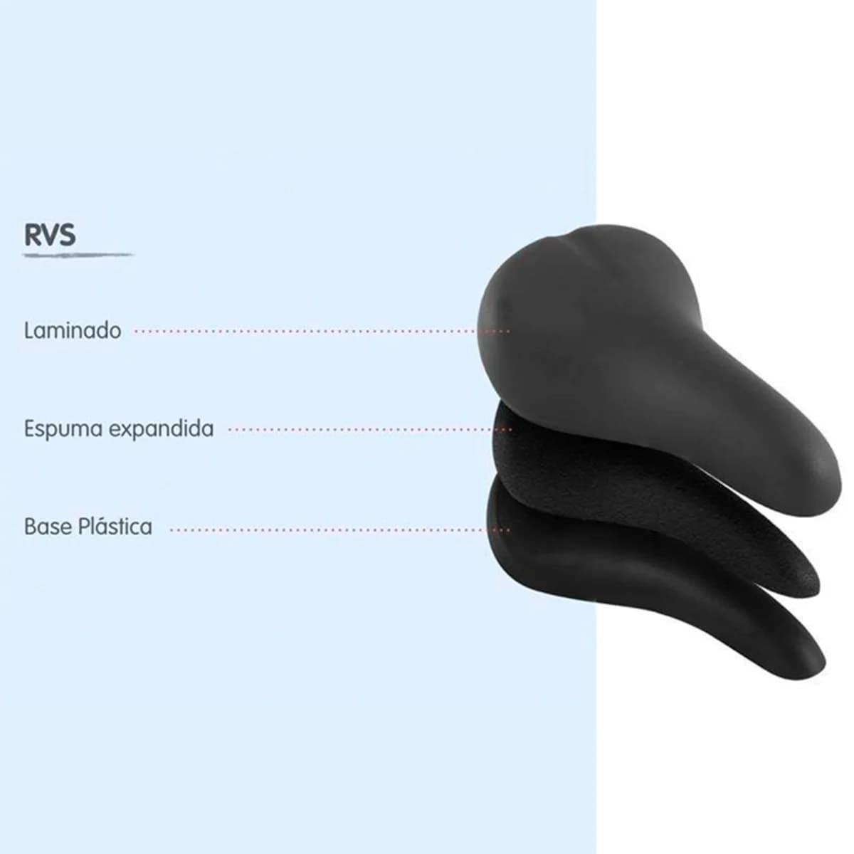 Selim BC Selle Royal City RVS 2 Molas