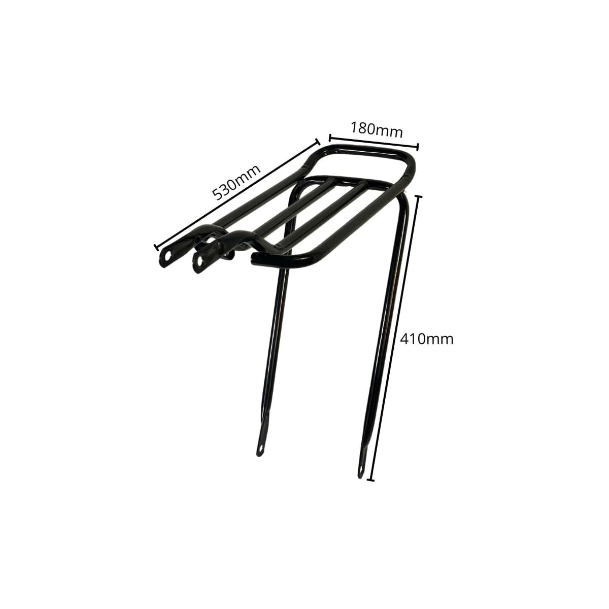 Bagageiro de Bicicleta Tubular Aro 26 AMR Preto
