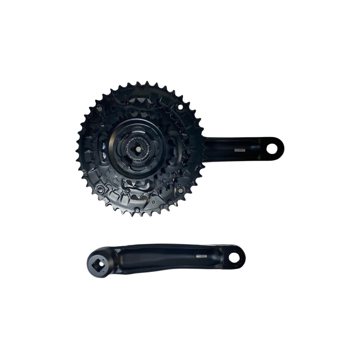 Pedivela Alumínio Triplo Shimano Altus M371 22/32/44D Preto 175mm