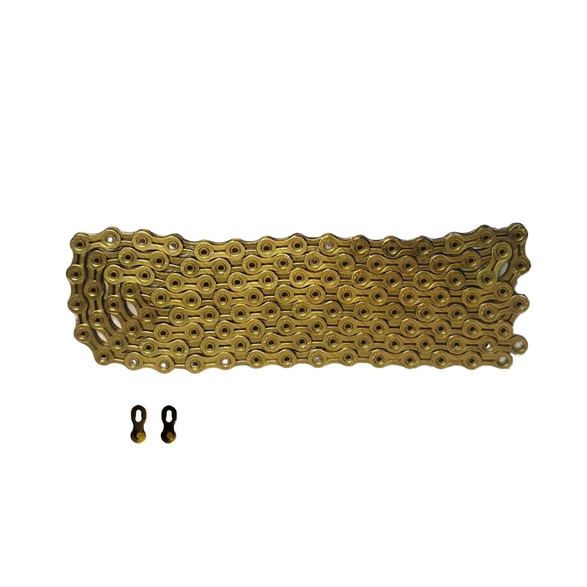Corrente Fina KMC X10-SL 1/2x11/128 116 Elos Dourado Index 10V Vazada