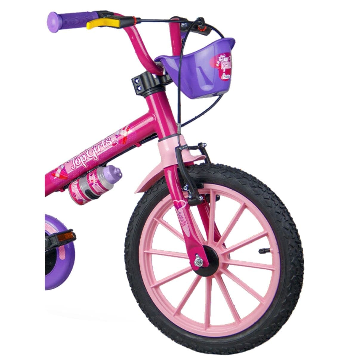 Bicicleta Aro 16 Nathor Top Girls Rosa