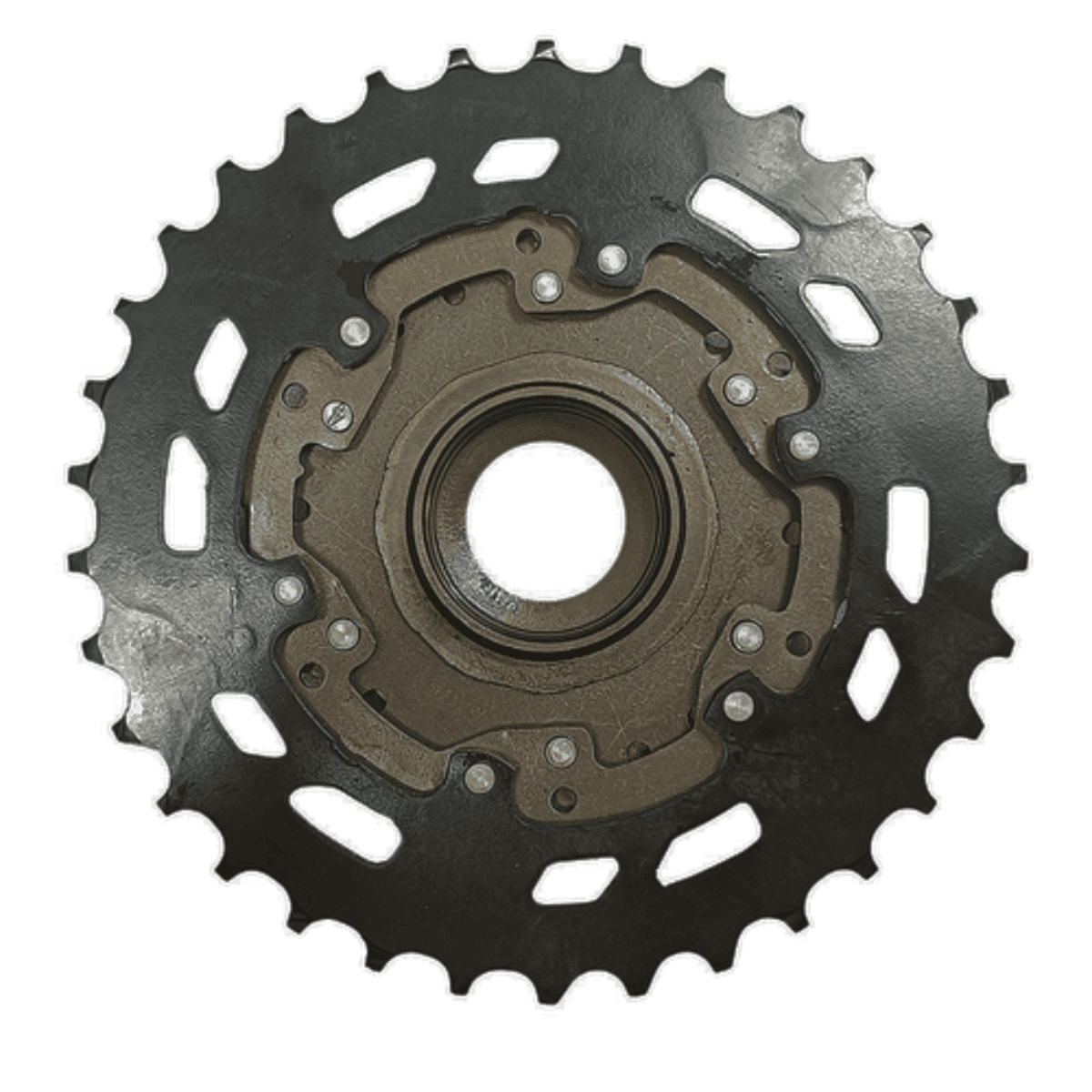 Roda Livre 7 Velocidade Shimano Tourney TZ-500 Index Marrom 14/34D