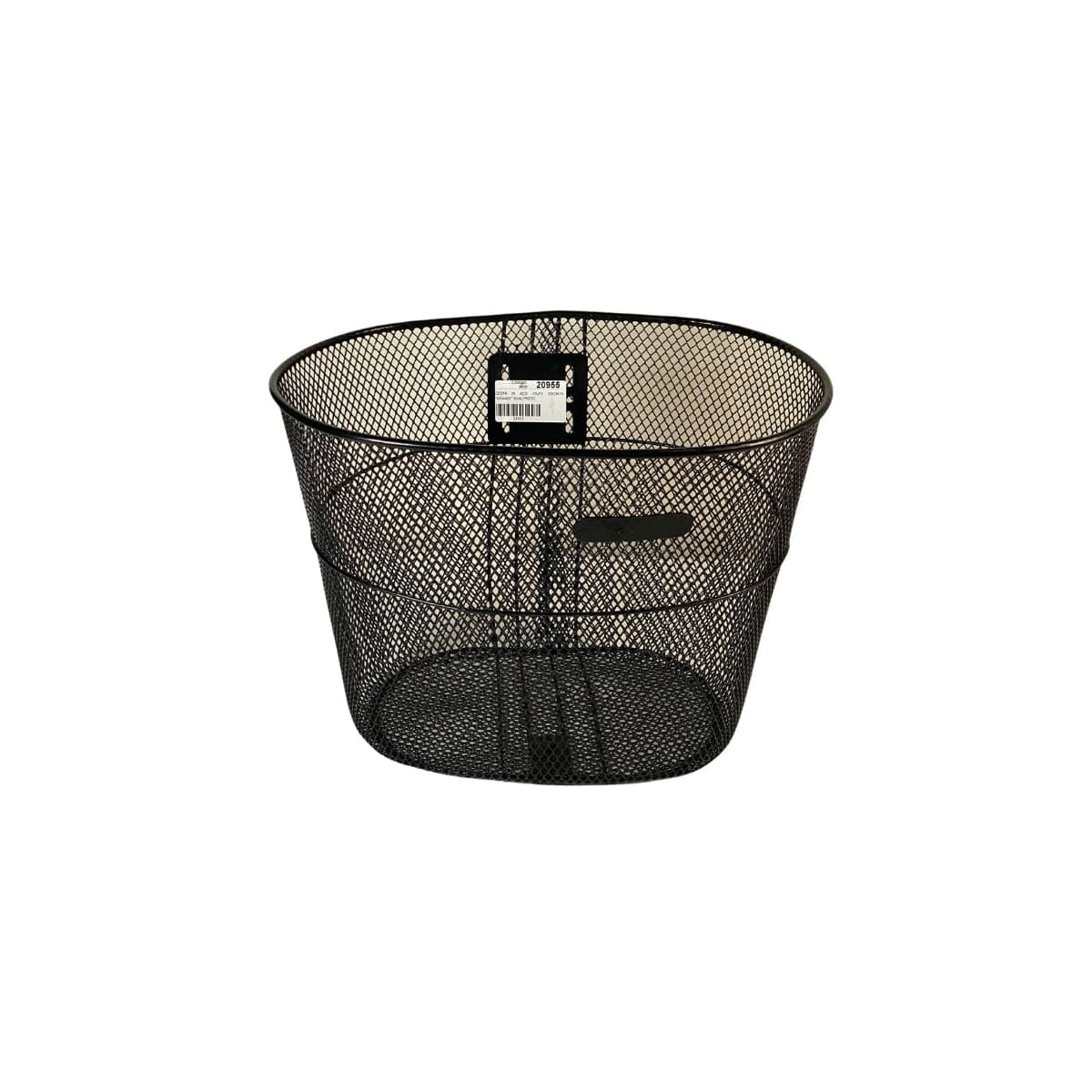 Cesta de Bicicleta Oval Grande Aro 26 Volpx Aço Preto
