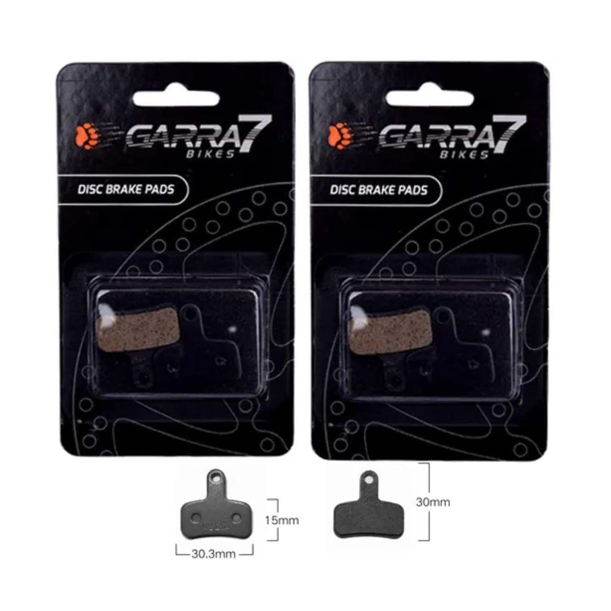 Pastilha Freio de Bicicleta Garra7 M-730 Metálico