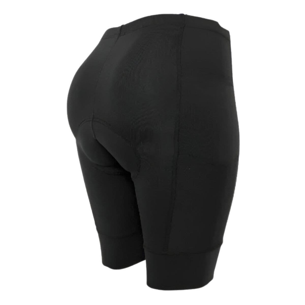 Bermuda Ciclismo Feminina Fennix Attack Preto Sem Bolso Proteção UVA