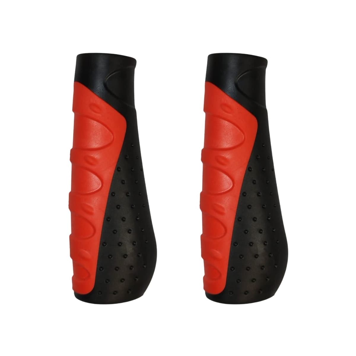Manopla Bike Saiguan Softer Confort Preto e Vermelho Gel 125mm