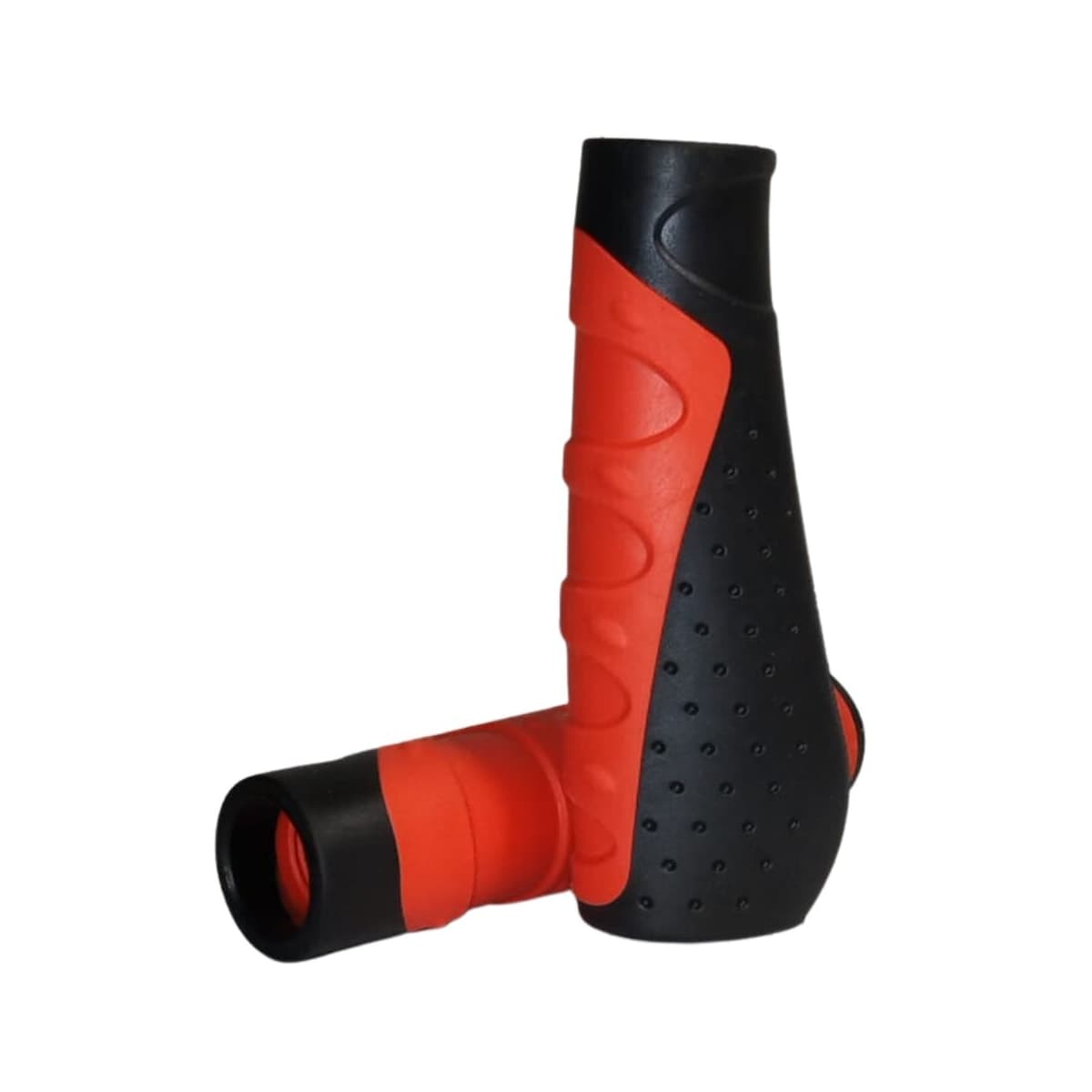 Manopla Bike Saiguan Softer Confort Preto e Vermelho Gel 125mm