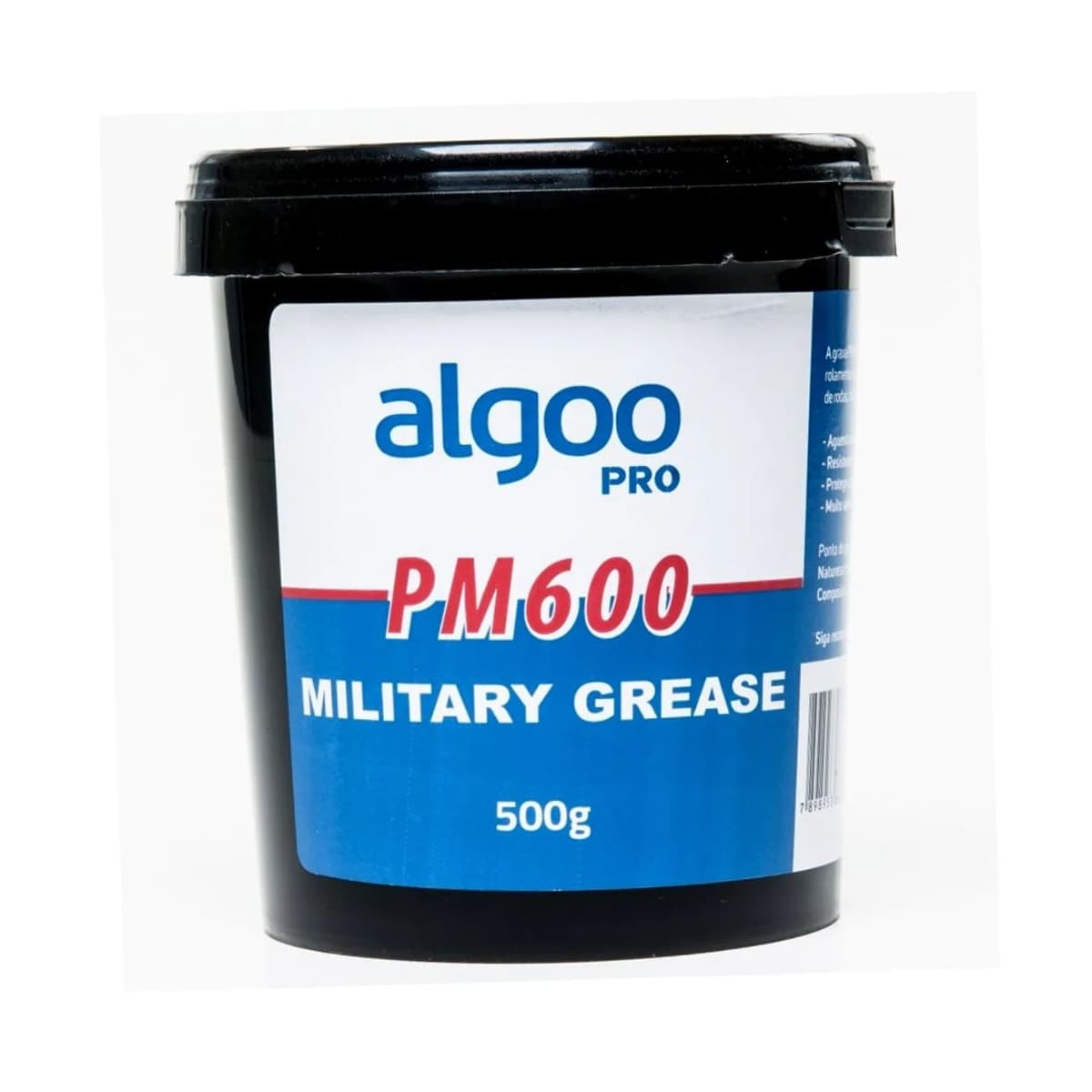 Graxa Lubrificante Algoo Pro PM-600 Militar 500g Oficina Bike