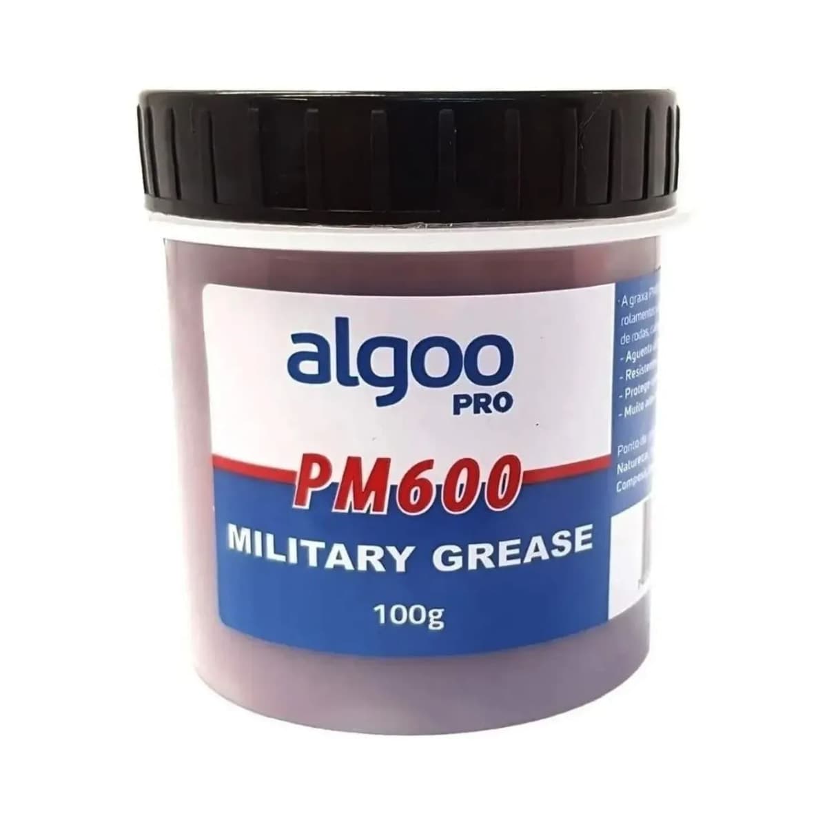 Graxa Rolamento Bike Pm600 Military Grease 100g Algoo