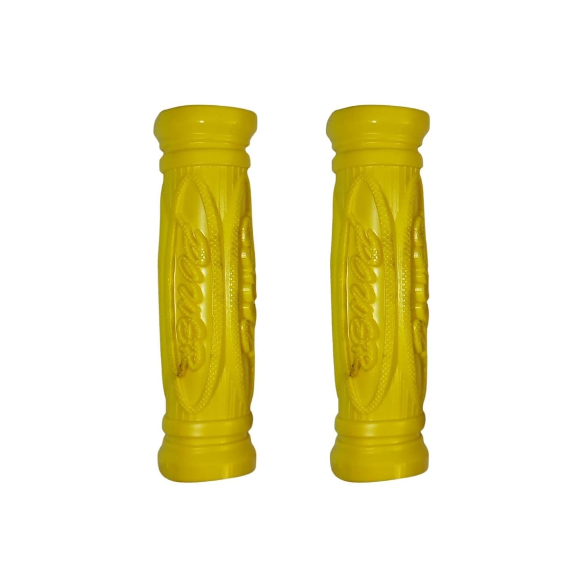 Manopla Bike Power Amarelo Gel 120mm