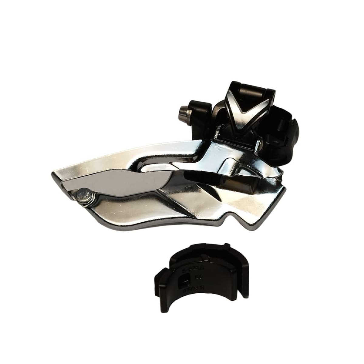 Cambio Dianteiro Microshift M853-B 34,9mm Dual Pull Cromado Para Pedivela Reduzido