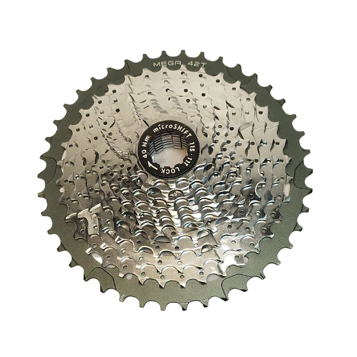 Cassete 11 Velocidades Microshift H110 Index Cromado 11/42D