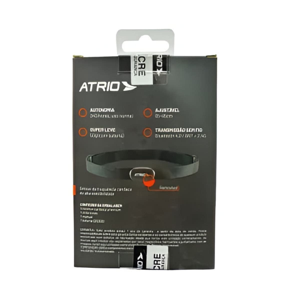 Cinta Cardíaca Atrio Premium Sensor Removível Bluetooth Ant Bi-157