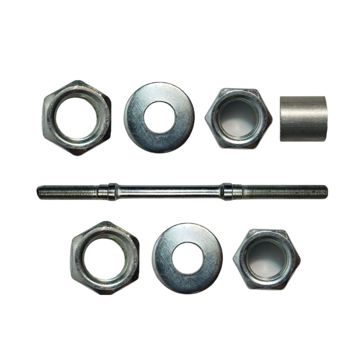 Eixo Traseiro Nek 185mm Aço Grosso 3/8 Com Batente