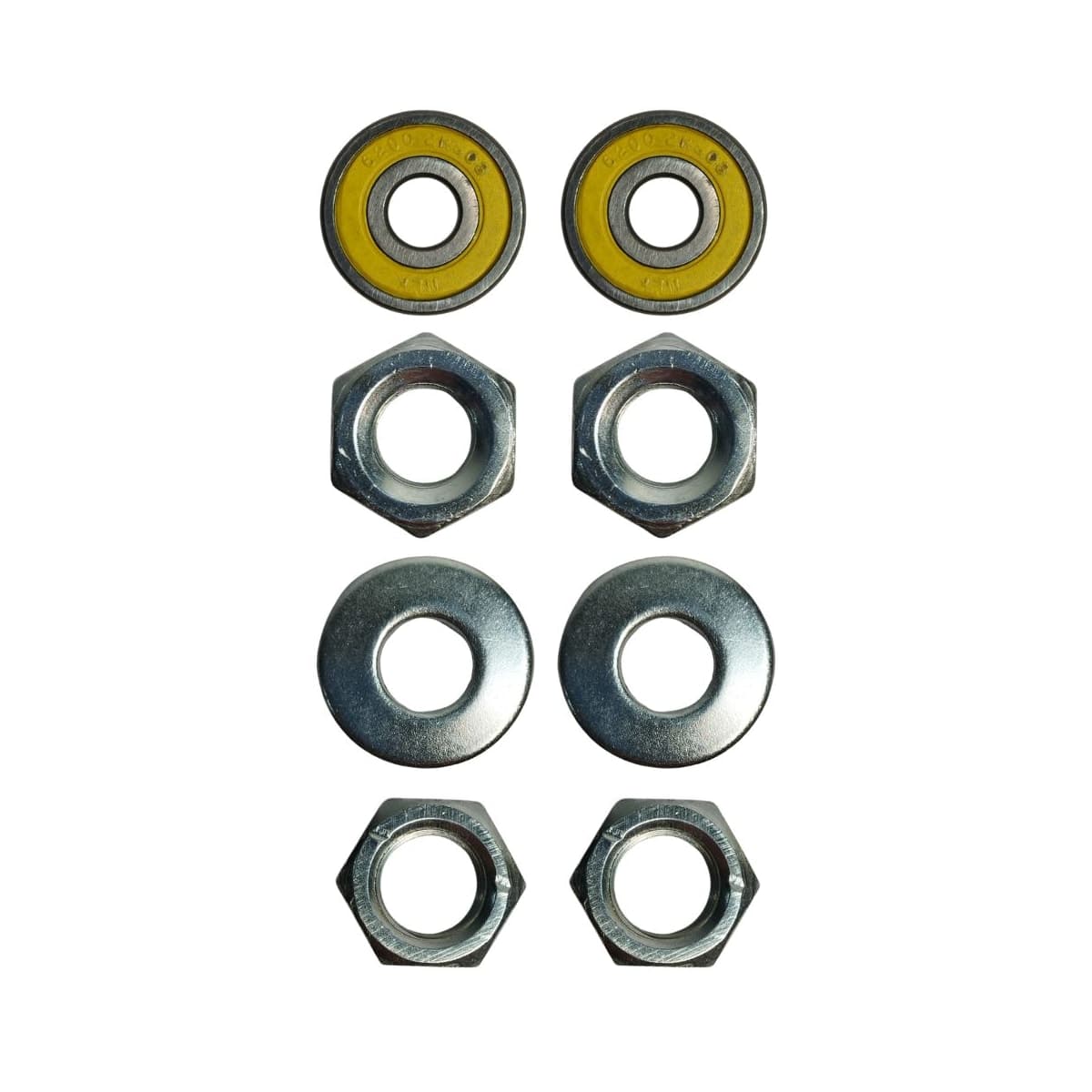 Eixo Dianteiro Com Batente Nek 140mm Aço Prata Grosso 3/8