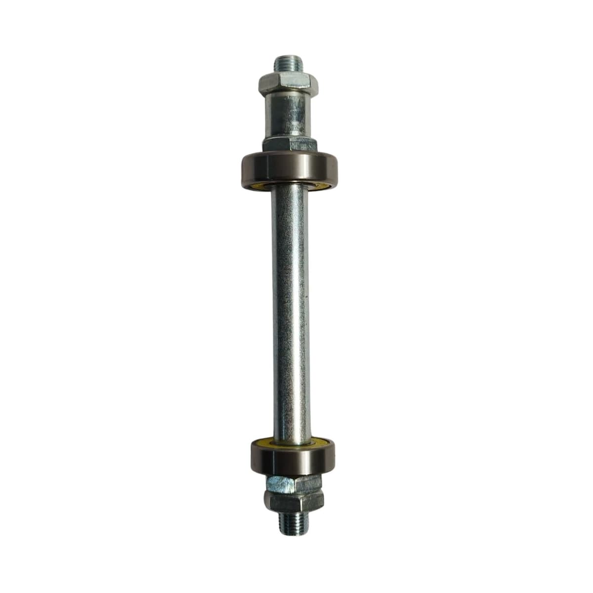 Eixo Traseiro Furado Nek 145mm Aço Grosso 3/8 Com Rolamento