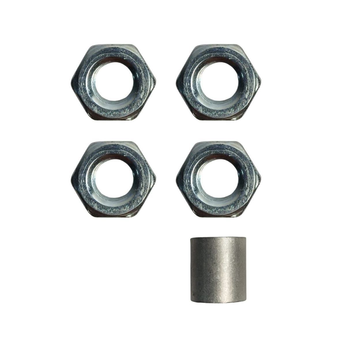 Eixo Traseiro Furado Nek 140mm Aço Grosso 3/8