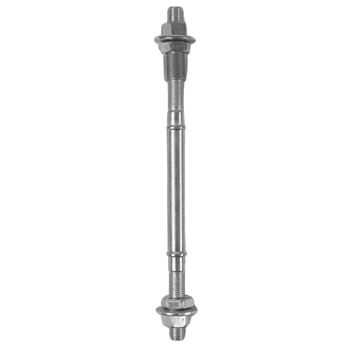 Eixo Traseiro NEK 185mm Aço Zincado Grosso 3/8 Espaçador