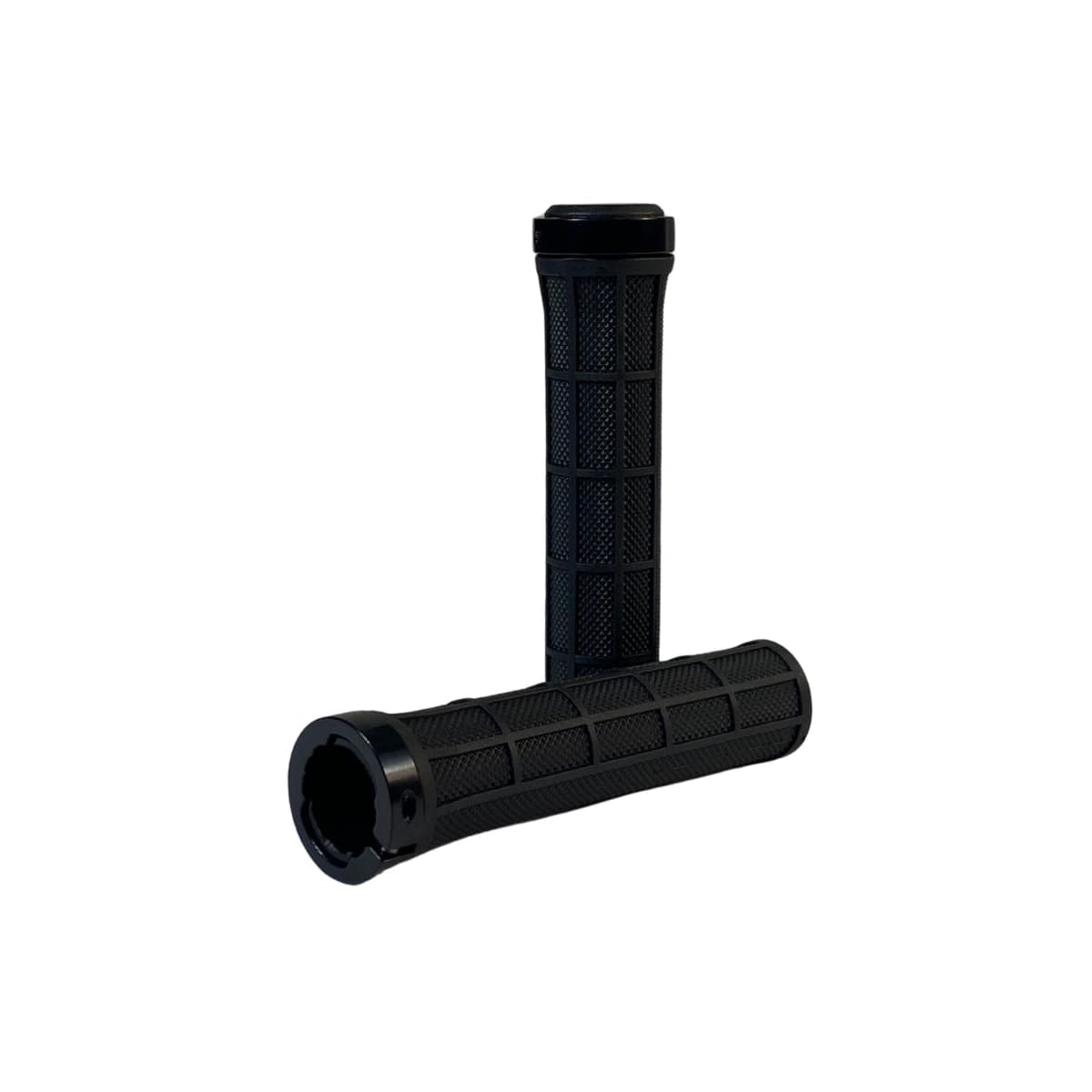 Manopla Bike Com Trava GTS Preto Borracha 130mm