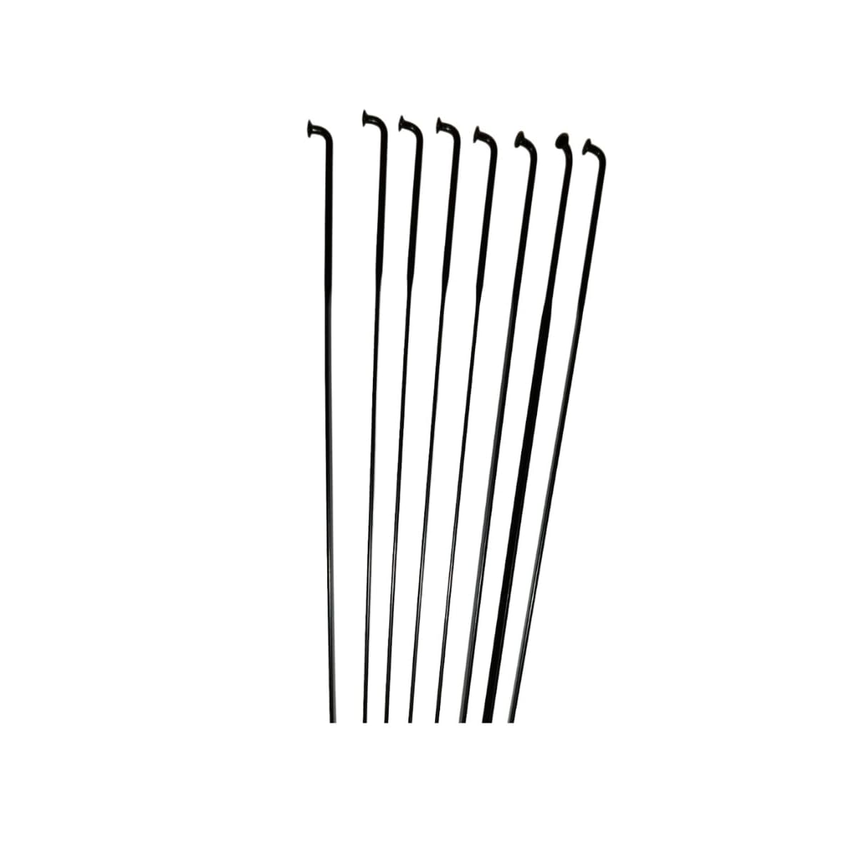 Raio Fino 288x2,00mm Aço Suntour Flat Preto Groza