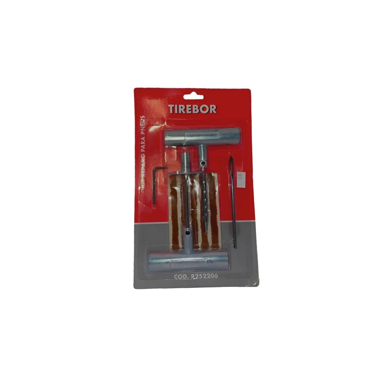 Kit Reparo Tirebor Conserto de Pneus sem Câmera