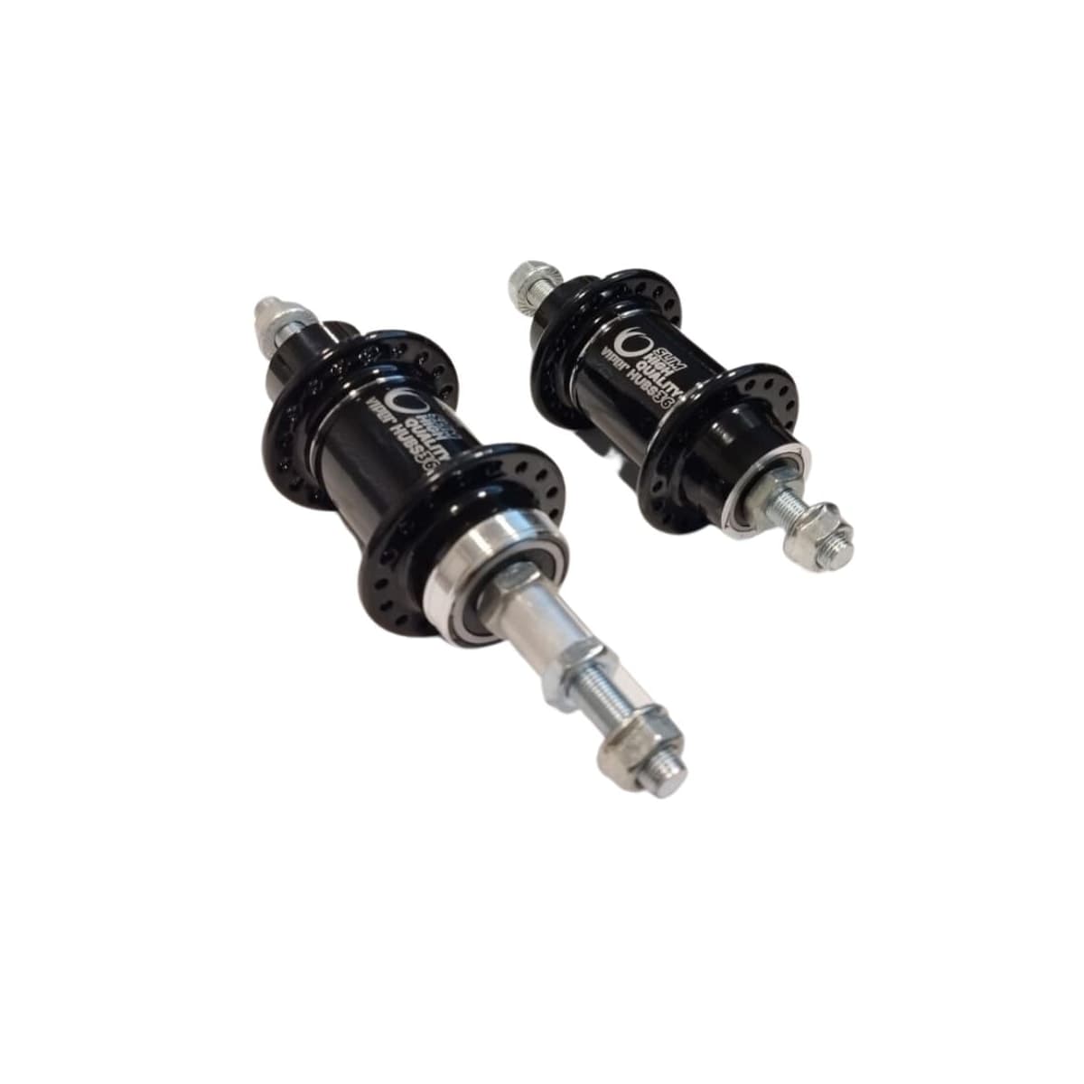 Cubo Alumínio Rosca Viper 36 Furos Com Rolamento Preto