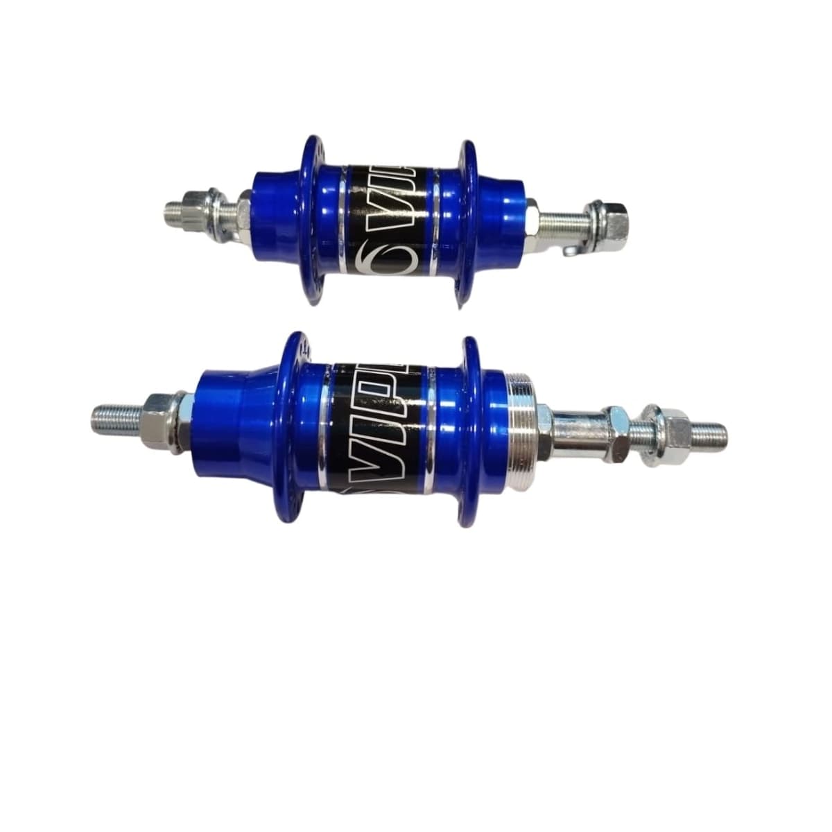 Cubo Alumínio Rosca Viper 36 Furos Com Rolamento Azul