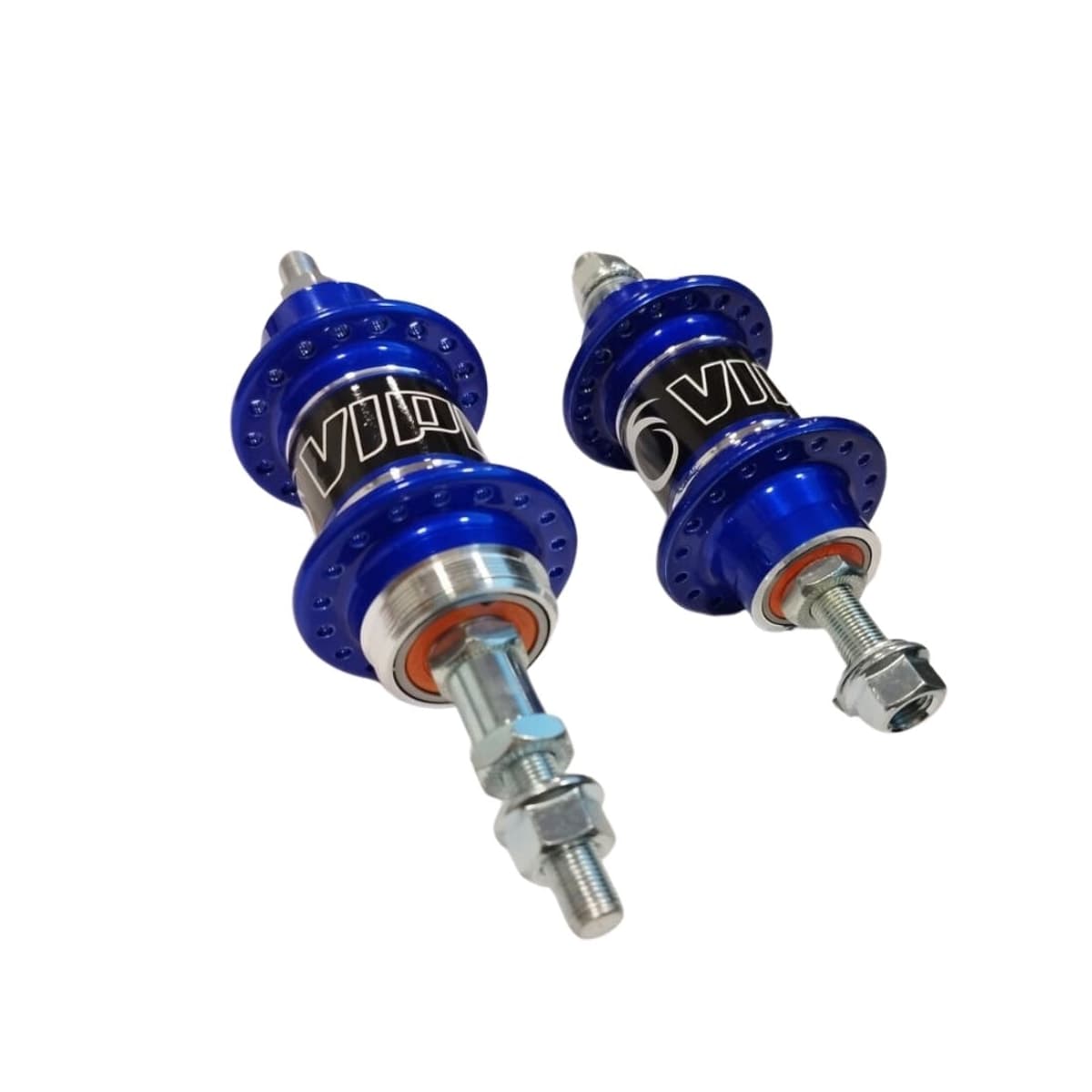 Cubo Alumínio Rosca Viper 36 Furos Com Rolamento Azul