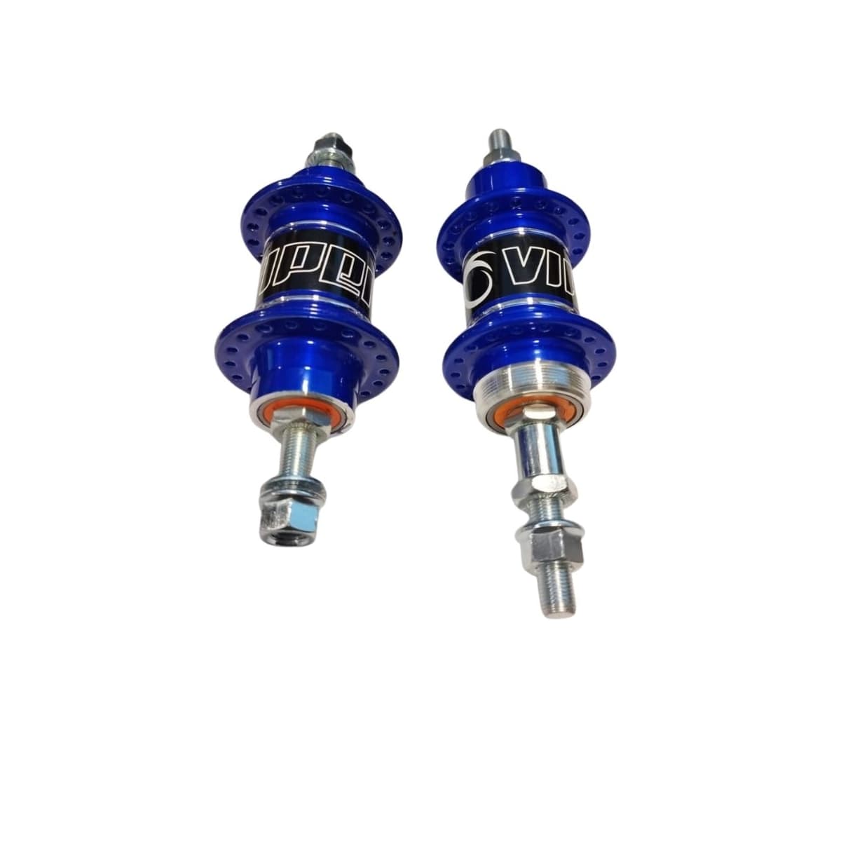 Cubo Alumínio Rosca Viper 36 Furos Com Rolamento Azul