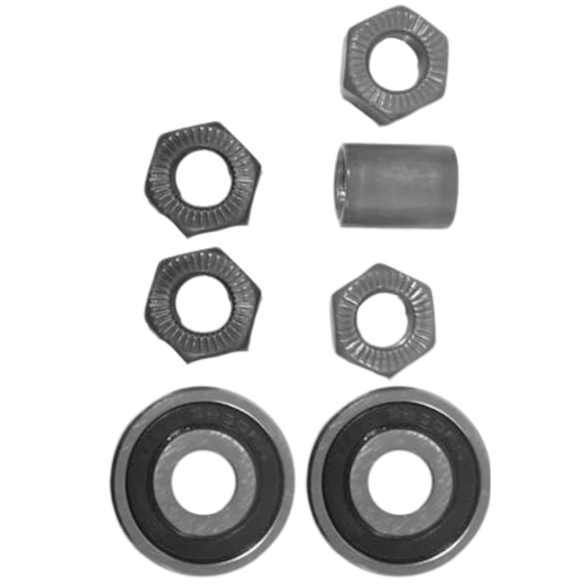 Eixo Traseiro Importado 145mm Aço Preto Grosso 3/8