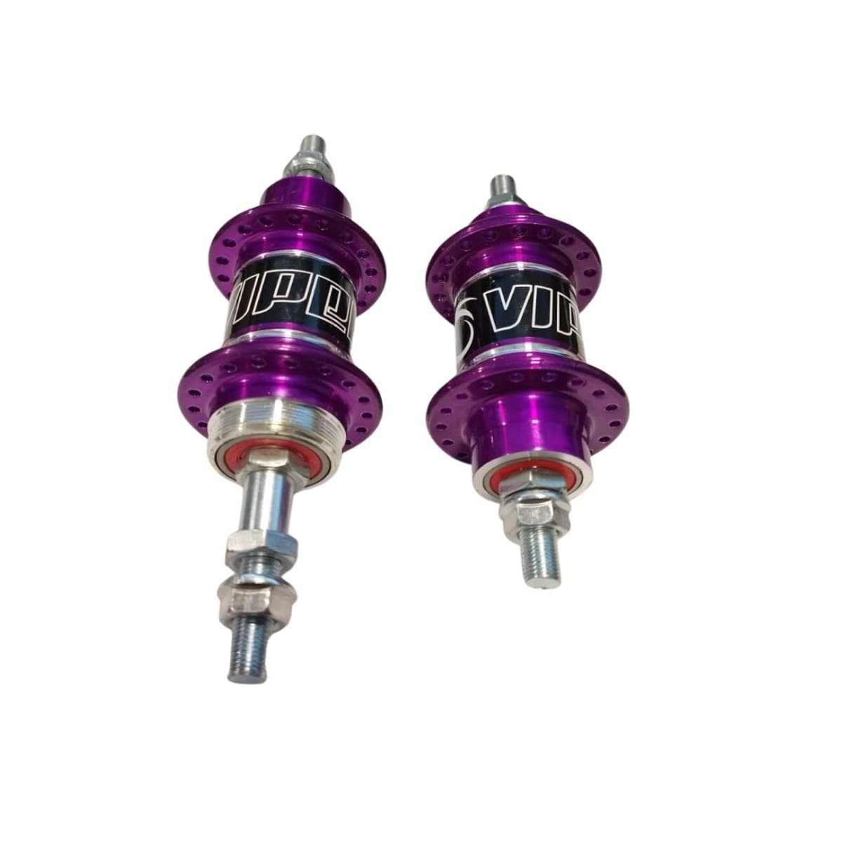 Cubo Alumínio Rosca Viper 36 Furos Com Rolamento Lilas