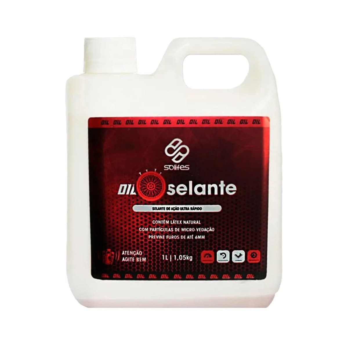 Selante Líquido Veda Furo Rápido Pneu Bike 1 Litro Solifes