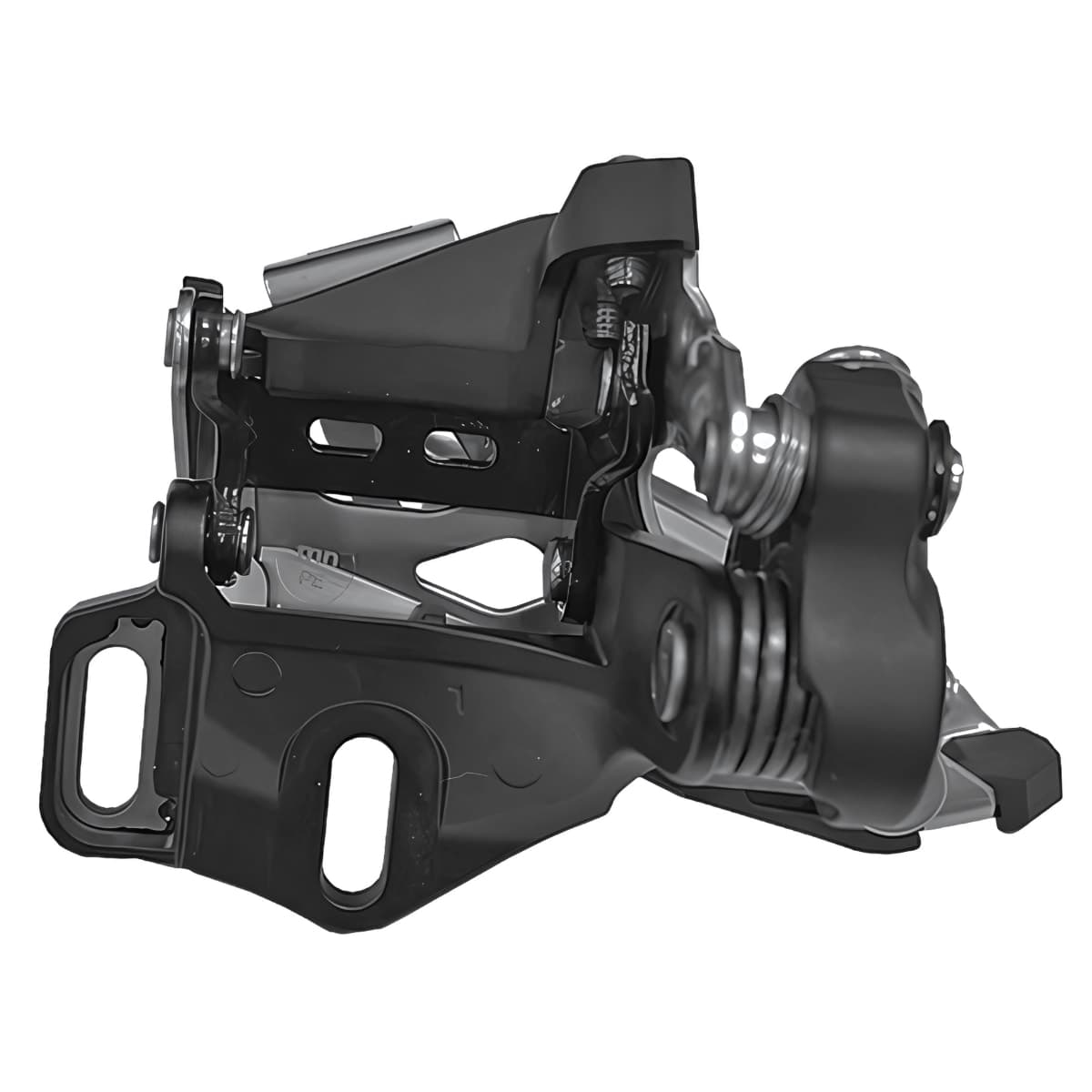 Cambio Dianteiro Shimano M6025 E-Type Puxa por Baixo Prata
